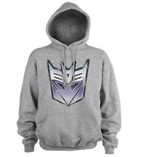 Officially Licensed Transformers Distressed Decepticon Shield Hoodie S-XXL Sizes