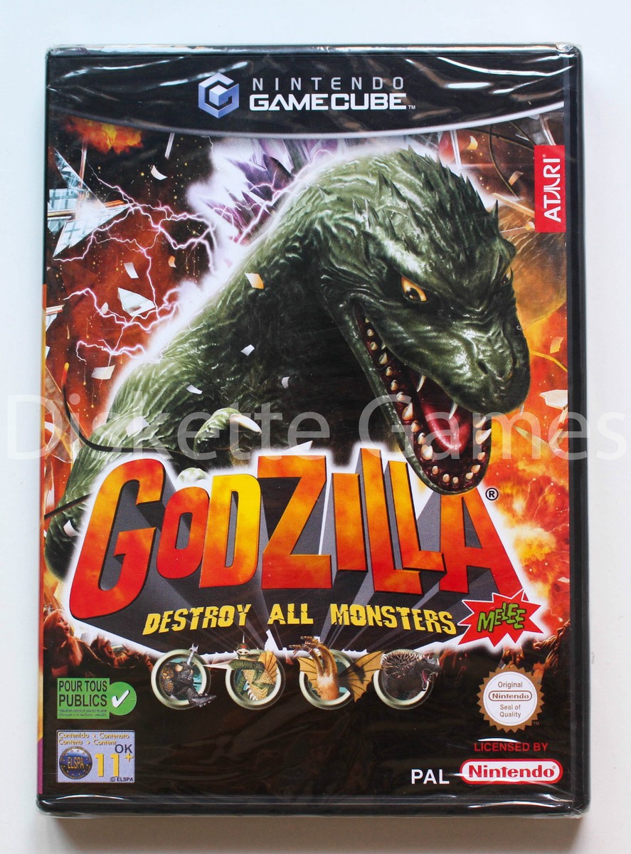 GODZILLA DESTROY ALL MONSTERS MELEE - GAMECUBE GC GAME CUBE - PAL 