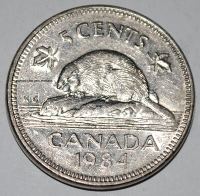 Canada 1984 5 Cents Elizabeth II Canadian Nickel Five Cent | eBay