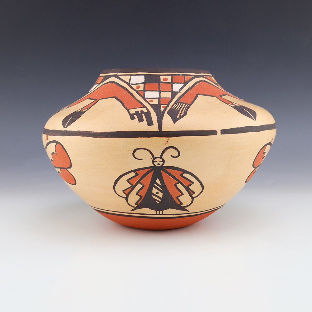 NATIVE AMERICAN ZUNI POTTERY OLLA BY KALLEN QUETAWKI | eBay