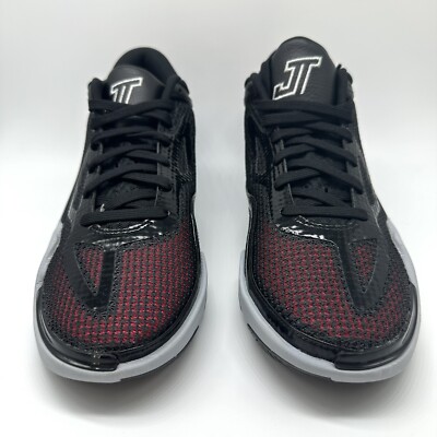 Nike Jordan Tatum 1 Black/Metallic Silver Red Shoes DZ3323-001