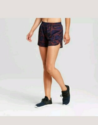 C9 Champion Women's Running Mid-Rise Geometric Print Shorts