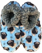 Comfies Womens Pug Dog Slippers 18