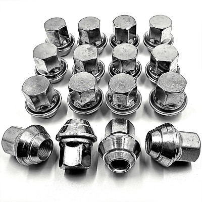 12x Alloy Wheel Nuts For Ford Sierra – M12 X 1.5, 19mm Hex, OE Style, Bimecc Italy