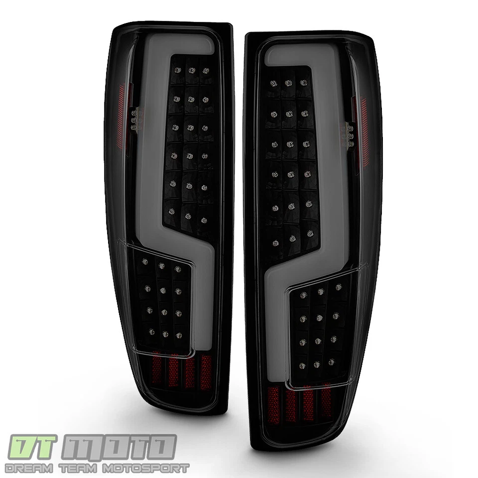 Luces traseras de tubo LED Black Smoke 2004-2012 Chevy Colorado GMC Canyon lámparas de freno Foto 2 de 4