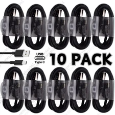 10X For Samsung USB Type C Fast Charger Cable Galaxy S9 S10 S20 Ultra Note 10 20
