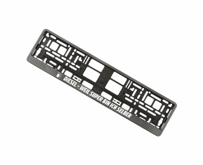 Diesel Spruch Aufkleber Tuning Auto Sticker Aufkleber 'Ich Fahre Diesel, Weil Super Bin Ich Selber!' – Auto Tuning Sticker, Witziger Spruch Seat Logo Aufkleber