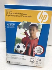 HP Advanced Photo Paper Glossy 4 x 6 Tab 10.5 Mil 100 Sheets