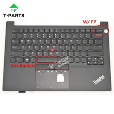 Palmrest US Keyboard KB Bezel No Backlit TEXTURE For Lenovo Thinkpad E14 Gen 2