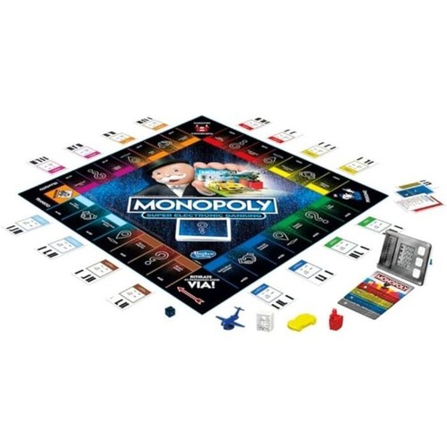 Hasbro Monopoly Super Electronic Banking Gioco da Tavolo (EDIZIONE ITALIANA) - Foto 4 di 4