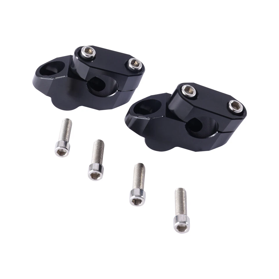 Abrazaderas de montaje de manillar desplazadas de 7/8" elevadores aptos para Honda CB500X 13-18 Foto 4 de 4