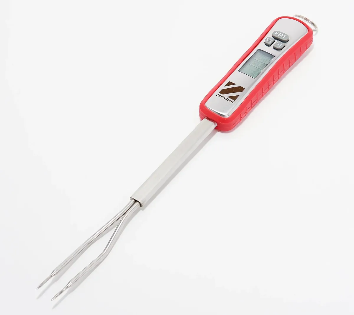 Geoffrey Zakarian Barbecue Digital Fork Thermometer, K62415 - Cranberry  (Red)