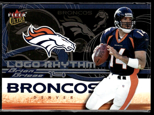 Brian Griese 2002 Fleer Ultra - Logo Rhythm #13 (NM) - Foto 1 di 3