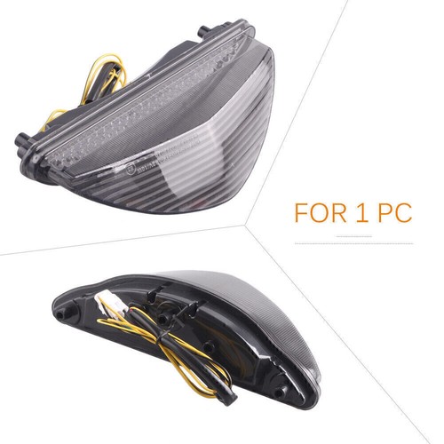 Smoke LED Taillight Integrated Turn Signals Fit Yamaha Raider 2008-2010 - Picture 2 of 7