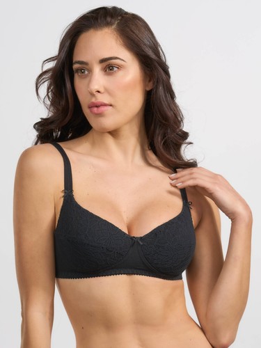 Spiman Reggiseno imbottito in cotone elasticizzato e pizzo elastico 331 - Picture 6 of 39
