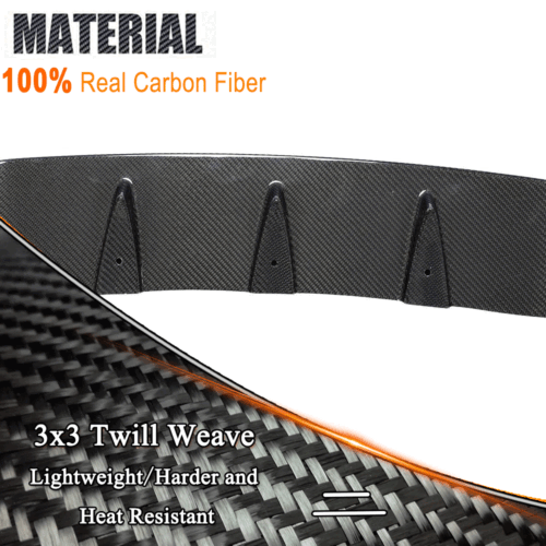 Spoiler in carbonio labbro spoiler anteriore diffusore attacco anteriore per BMW SERIE 5 F90 M5 2018-20 - Foto 9 di 12