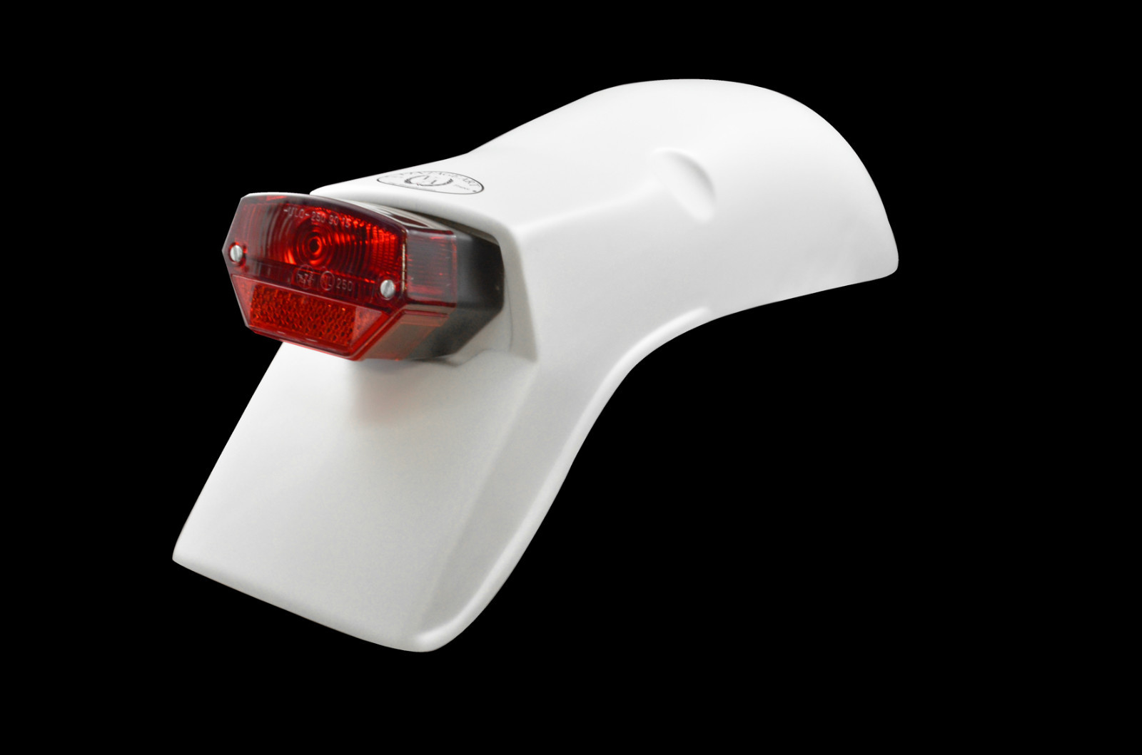 Garde-boue arrière vintage pour moto KTM GS 1978 en plastique blanc retro enduro