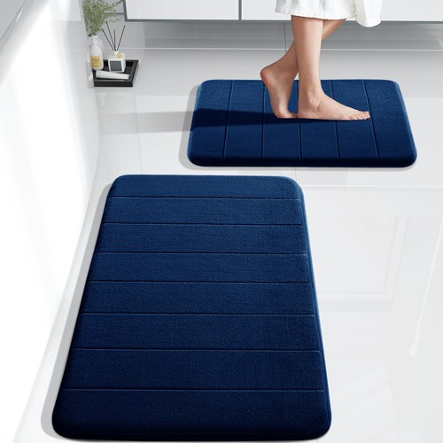 Tappetino Bagno Antiscivolo Extra Large Tappeto Bagno Assorbente Acqua WC Piedistallo Tappetini - Foto 11 di 33