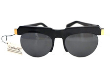 Gianni Versace Black Sunglasses Occhiali  da sole 397 + case  Made in Italy  NOS