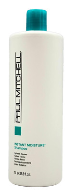 Paul Mitchell Instant Moisture Hair Shampoo Liter 33.8 oz New 100% Authentic