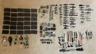 GI Joe Misc Lot (Backpacks, Helmets, Weapons, Accessories, Display Plates)