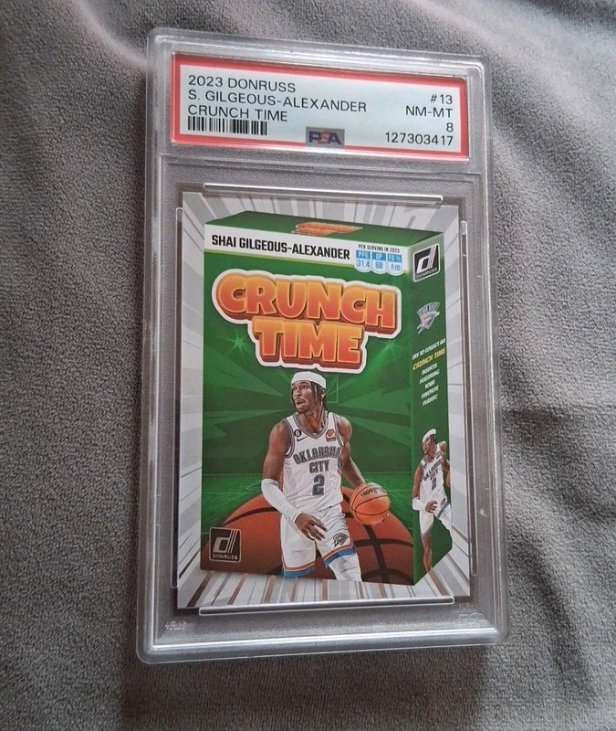 2023-24 Panini Donruss - Crunch Time Shai Gilgeous-Alexander #13