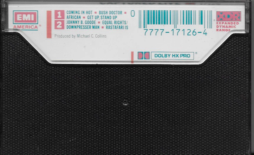 Peter Tosh Captured Live Cassette Tape 1984 EMI Records NM - Image 2 of 4