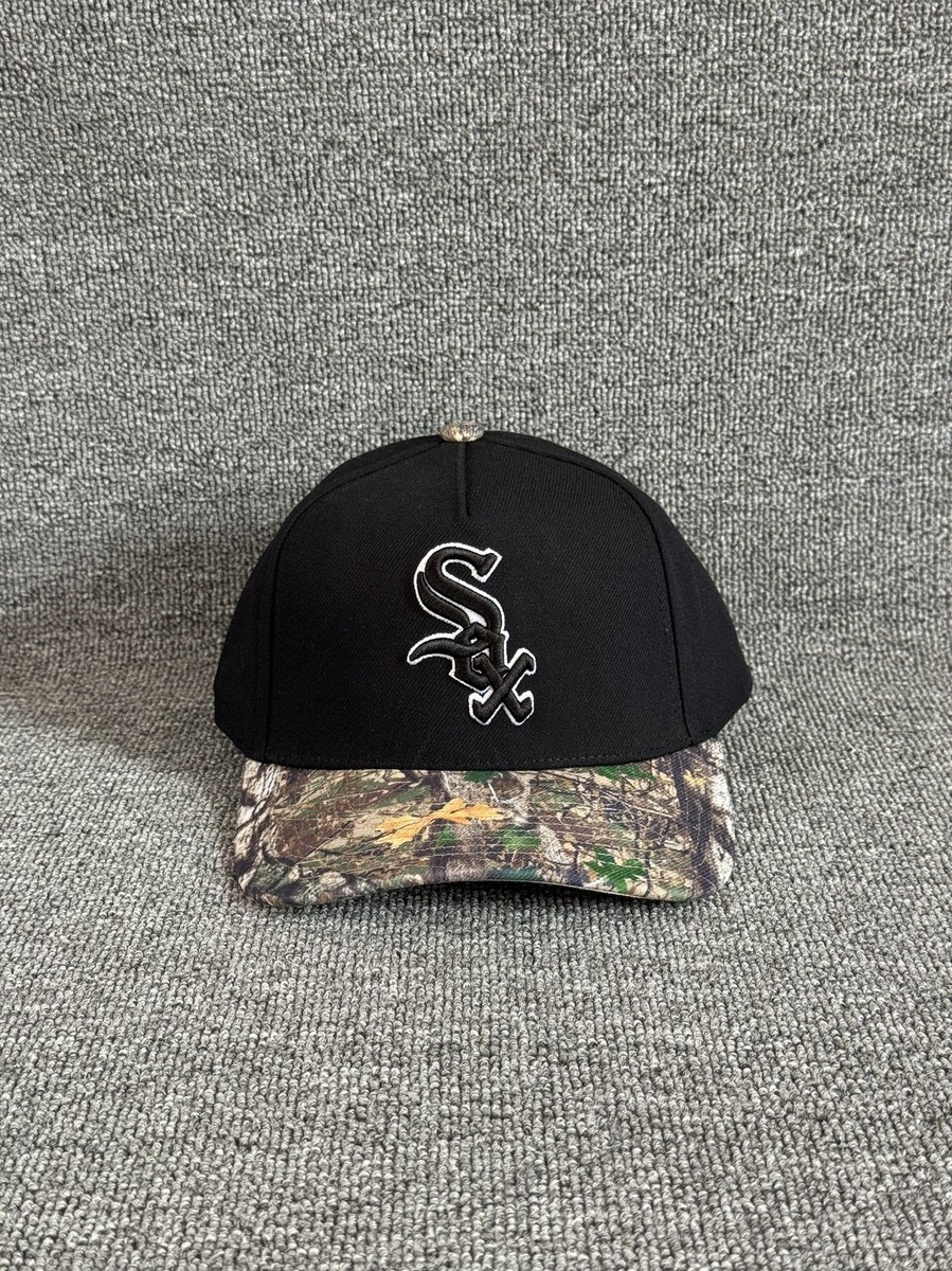 Mitchell & Ness Chicago White Sox Black Camo Brim Snapback Hat Cap