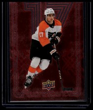 2024-25 Upper Deck #F-32 Jett Luchanko Fluorescence Red