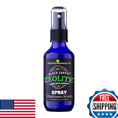 Black Earth Zeolite with Humic Fulvic Acids, Trace Minerals, for Adults and Kids