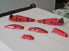 ORIGINAL G1 Transformers JETFIRE lot armor Red parts VINTAGE Pieces 1985 Toy