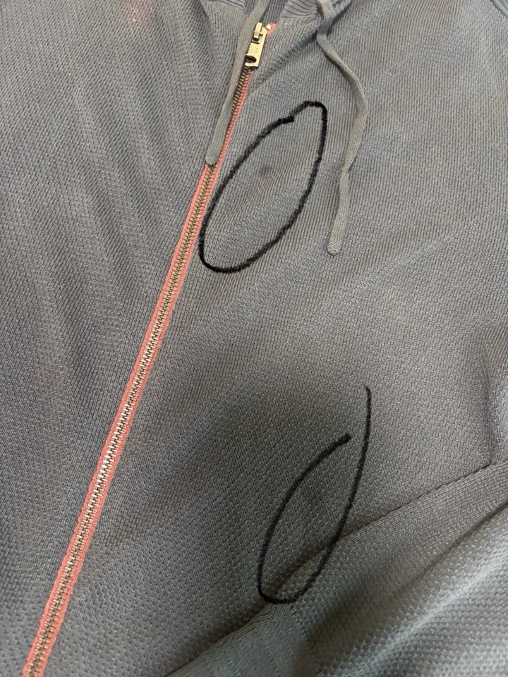 Buffalo David Bitton Wasolop Midnight Blue Full Zip Men's Hoodie Sweater XL NWT - Image 3 of 4