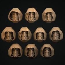 10-20x Hooded Helmets For Gloomy Angels