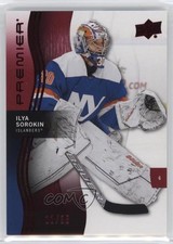 2023-24 Upper Deck Premier Gold 11/65 Ilya Sorokin #28 0c3