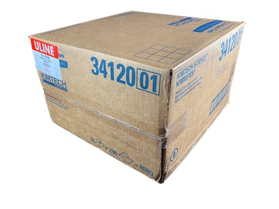 KIMTECH 8.2x4.4'' 1-Ply White Delicate Task Wipers Kimwipes #34120 (8580/Case)