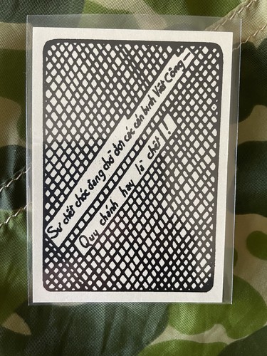 VIETNAM WAR ORIGINAL MACV SOG DEATH CARD PSYOPS SPECIAL FORCES From Veteran