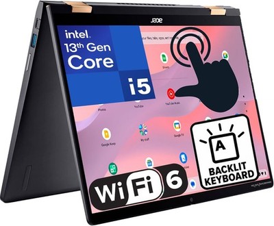 Acer Chromebook Spin 714 i5-1335U 1.3GHz 16GB RAM 256GB SSD Chrome OS w/ Stylus