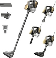 600W Bagless Stick Vacuum Cleaner Lightweight Handheld with Powerful Suction