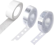 Ballon Girlande Streifen, 3 Rollen Ballonband, Doppelloch und Einzelloch, Deko