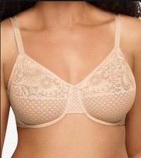 NWOT Wacoal 42D Visual Effects Minimizer Bra 857210 Beige 130760