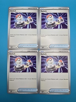 4x Switch 130/132 Mega Evolution Pokemon Playset x4