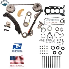 1.8L Timing Chain W/ VVT Gears & Head Gasket Set For Toyota 2010-15 Prius Prius