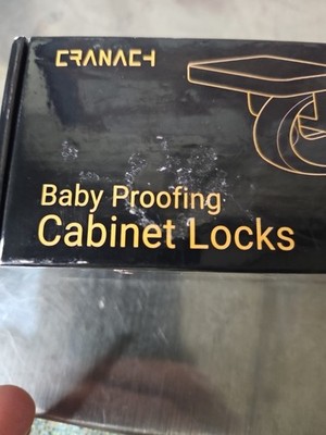 Carnac Childproof Cabinet Locks   6 Pack Baby Proofing for Safe Home NEW