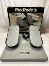CH Products Pro Rudder Pedals (300-111) Flight Pedal - Tested Working