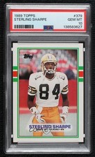 1989 Topps Sterling Sharpe #379 PSA 10 GEM MT 0b3o