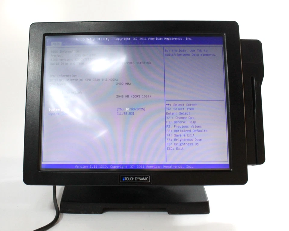 Touch Dynamic Breeze Performance Computer POS | Stand & Card Terminal | NO DRIVE - Image 2 of 4