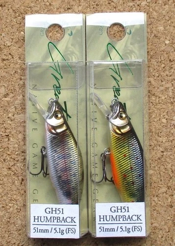 Megabass Great Hunting GH51 Humpback (FS) Real Color Set of 2 (1)