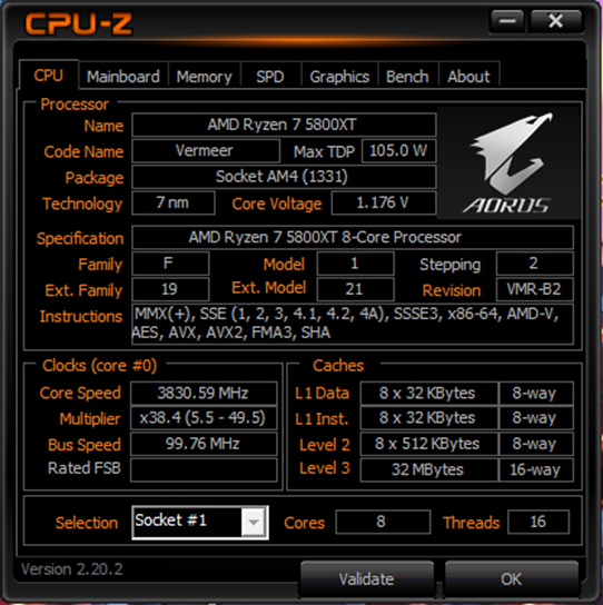 Custom Gaming PC 5800XT 32Gb DDR4 4000 RX 9060XT 16gb
