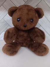 Vintage MCM Knickerbocker Animals of Distinction Brown Teddy Bear Plush Haiti