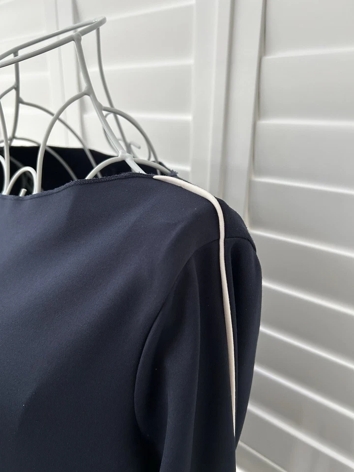 Женская спортивная одежда Jaeger темно-синяя с длинным рукавом топ туника размер средний 12/14 - Изображение 4 из 4